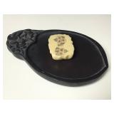 Antique Chinese Duan Yan Calligraphy Ink Stone Antique Chinese Duan Yan Calligraphy Ink Stone