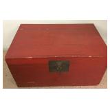 Chinese Antique Camphor Wood Trunk Circa 1900s