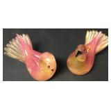 (2) Vintage Murano Glass Formio San Marco Doves (2) Vintage Murano Glass Formio San Marco Doves