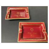 Vintage Limoges Porcelain Ashtrays Hotel Sacher