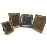 Lot Of 4 Antique Sterling Silver Frames