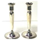 Vtg TIffany & Co. Sterling Silver Candle Sticks