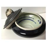 Signed Studio Art Pottery Seashell Trinket Dish Signed Studio Art Pottery Seashell Trinket Dish