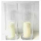 Pasabahce Turkish Glass Vase/Candle Holders (2) Pasabahce Turkish Glass Vase/Candle Holders (2)