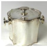 Mid Century Silver Plated Ice Bucket