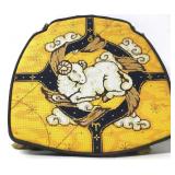 Custom Needlepoint Astrological Sign Seat Cushion Custom Needlepoint Astrological Sign Seat Cushion