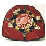 Custom Needlepoint Astrological Sign Seat Cushion