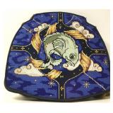 Custom Needlepoint Astrological Sign Seat Cushion Custom Needlepoint Astrological Sign Seat Cushion