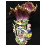 19th Century Old Paris Art Nouveau Ewer Vase 19" 19th Century Old Paris Art Nouveau Ewer Vase 19"