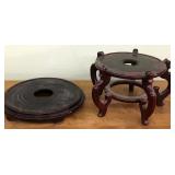 Solid Wood Chinese Planter Stands Solid Wood Chinese Planter Stands