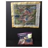 Vintage Chinese Birds Needlepoint Embroidery Kit