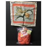 Vintage Iris Flower Needlepoint Embroidery Kit Vintage Iris Flower Needlepoint Embroidery Kit