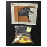 Vintage Black Sheep Needlepoint Embroidery Kit Vintage Black Sheep Needlepoint Embroidery Kit