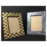 2 Hand Painted Picture Frames