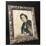 Antique Carved Wood Framed Photograph Antique Carved Wood Framed Photograph