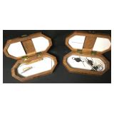 Vintage Wood Magnetic Sewing Needle Cases 5" Vintage Wood Magnetic Sewing Needle Cases 5"