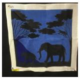 Vtg Needlepoint Inc African Plains Pattern 1998 Vtg Needlepoint Inc African Plains Pattern 1998