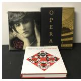 3 Hardcover Opera Coffee Table Books