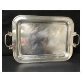 Large Vintage Silver Plated Meat Tray 20"x14" Large Vintage Silver Plated Meat Tray 20"x14"