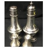 2 Antique Sterling Silver S&P Shaker Sets Gorham 2 Antique Sterling Silver S&P Shaker Sets Gorham