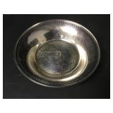 Antique Wilcox & Wagoner Sterling Pierced Rim Bowl Antique Wilcox & Wagoner Sterling Pierced Rim Bowl