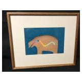Vintage Santa Fe Artist Judy Ryhmes Spirit Bear Vintage Santa Fe Artist Judy Ryhmes Spirit Bear