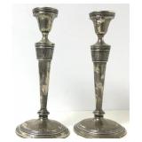 Antique Wedgwood Sterling Silver Candlesticks 12" Antique Wedgwood Sterling Silver Candlesticks 12"