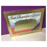 Vtg San Francisco Opera 1982 Gold Gilt Art Framed