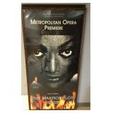 Original Met Opera The Makropulos Case Poster 84" Original Met Opera The Makropulos Case Poster 84"