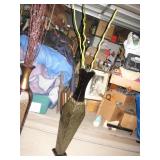 43" Metal Vase w/ Dry Arrangement - 65.5" Overall