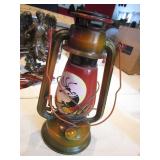 Decorative SW Kokopelli & Coyote Lantern 12.5"