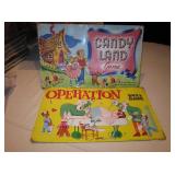 Candy Land & Operation Games Pressed Metal Signs