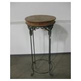 Wood & Wrought w/ Cast Iron Plant Table