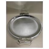 Chromex Chrome Metal Tray w/ Handles - 13"