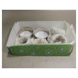 8 Napkin Rings - 3 Hallmarked Sterling Silver