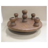 Dale Bateman Made Wood Candlestick Holder