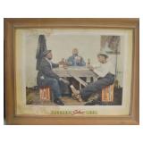 Framed Vtg Progress Select Beer Sign - 27.5" x 22"