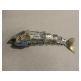 Articulated Shell & Metal Fish Shape Bottle Opener