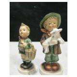 2 Vintage Goebel Hummel Figurines - 4.25" Tallest