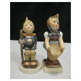 2 Vintage Goebel Hummel Figurines - 4.25" Tallest
