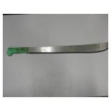 27" Long Corona Machete w/ Plastic Blade Guard