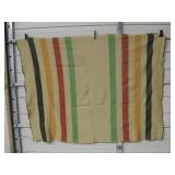 Vintage Hudson Bay 4 Point Wool Blanket