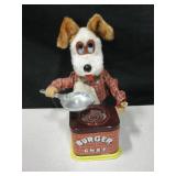 "Burger Chef" Plush Tin Animated Toy - Untested