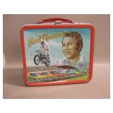 1974 Evel Knievel Pressed Tin Lunchbox - Aladdin
