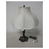 Bronze Washed 2-Bulb Table Lamp - 23"