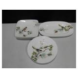 Lenox Porcelain Winter Song Plates & Platter
