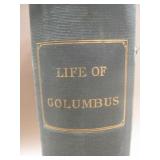 1884 Life Of Columbus HC Book
