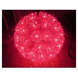 7" Starlight Sphere Red Indoor/Outdoor Light