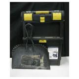 Stor Brand Deluxe Rolling Poly Toolbox & Dust Pan