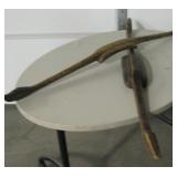2 Antique Wood Water Bearer Shoulder Poles